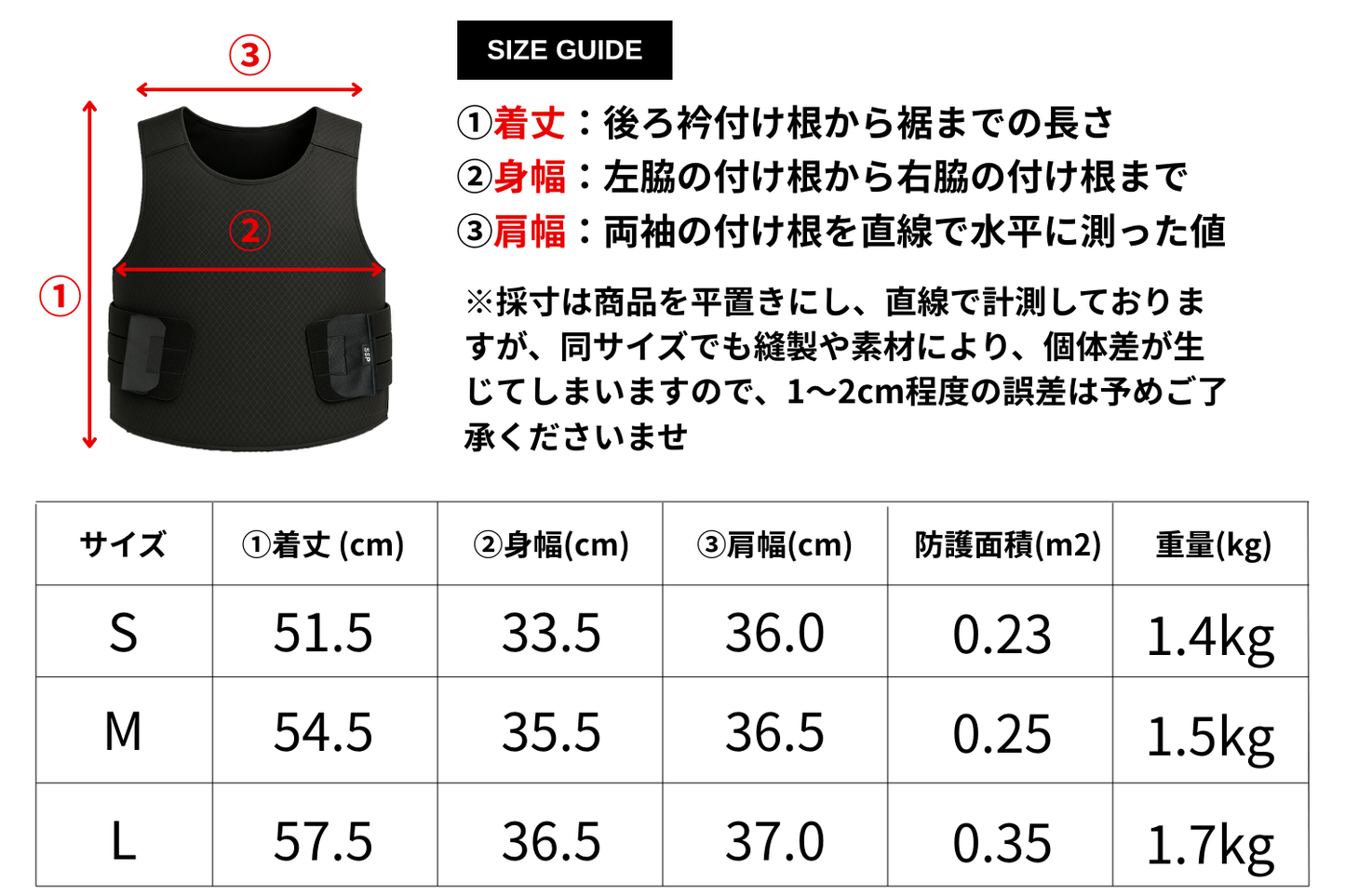 SSP 防刃インナー（インナー型 防刃ベスト ）